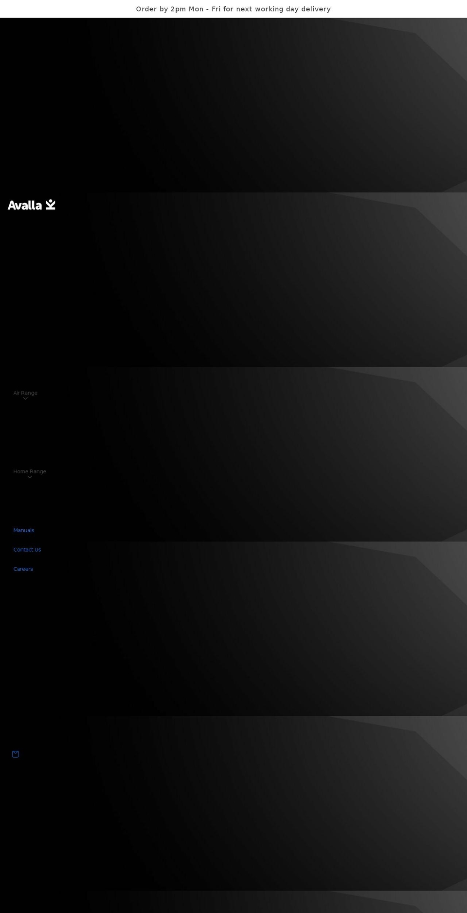 avalla.com shopify website screenshot