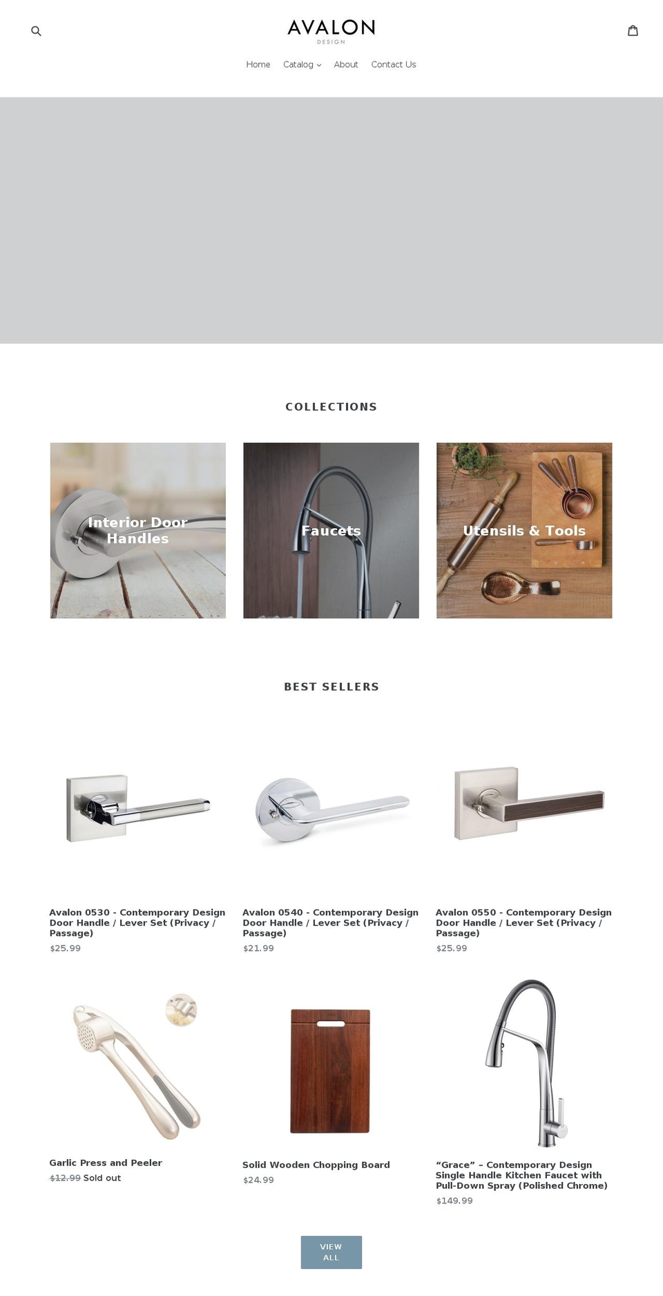 avalondesignshop.com shopify website screenshot