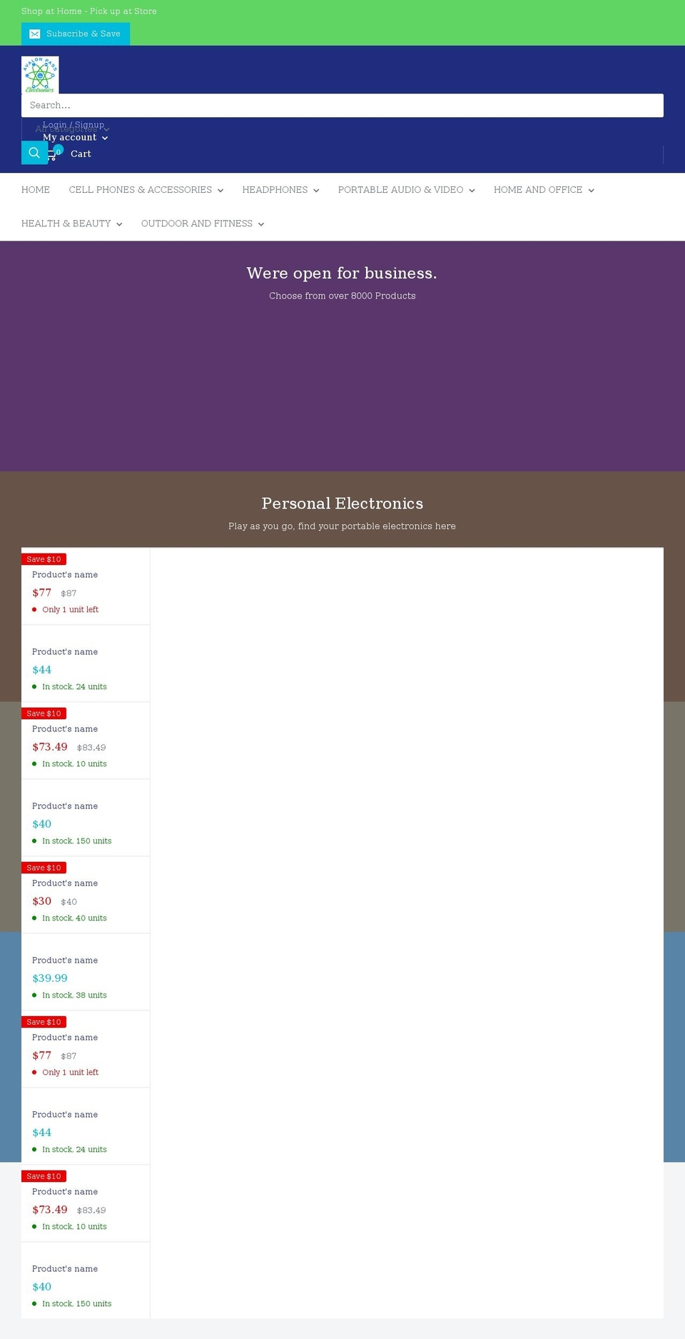 avalonpassonline.com shopify website screenshot