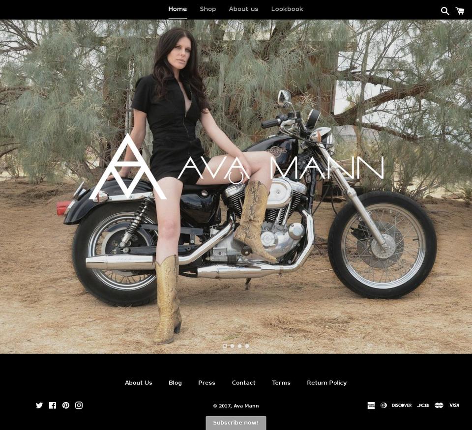 avamann.com shopify website screenshot
