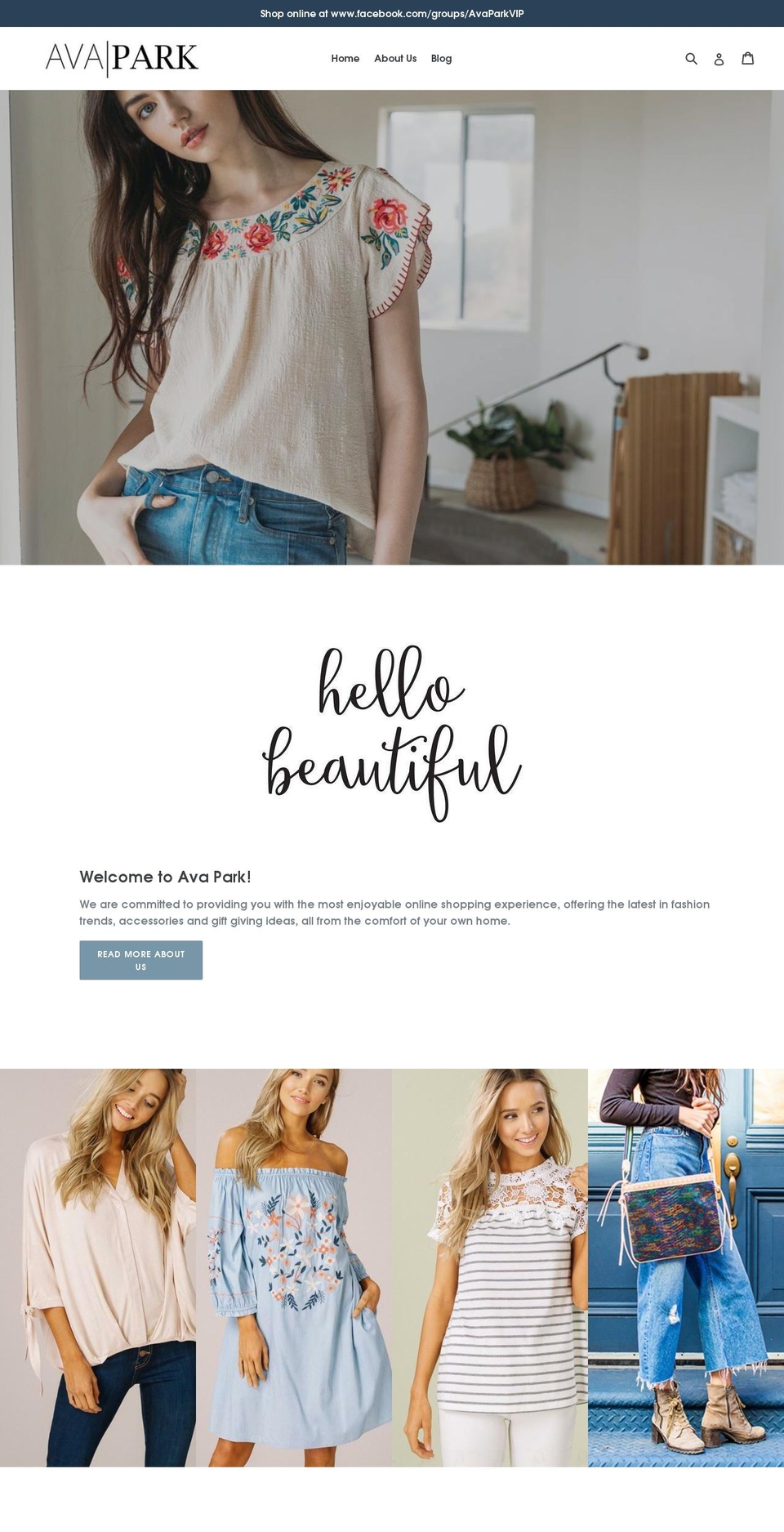 avapark.com — Shopify storefront screenshot