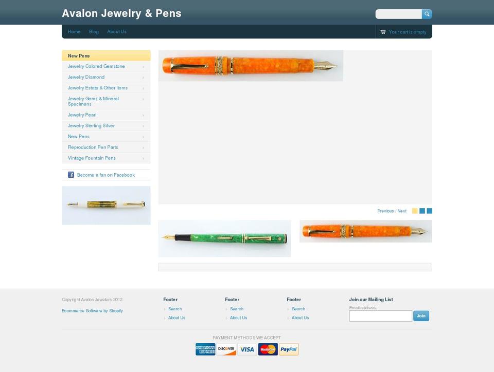 avapen.com — Shopify storefront screenshot