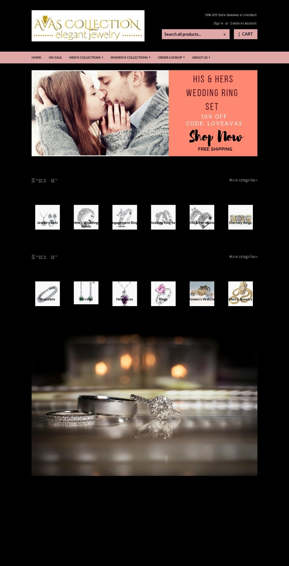 avascollection.com shopify website screenshot