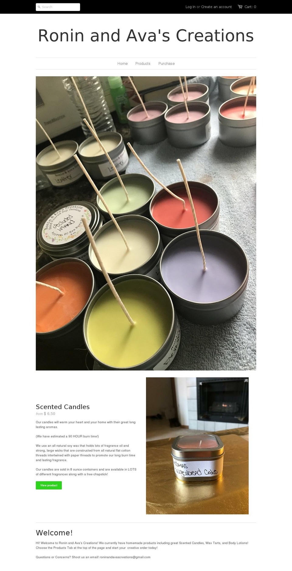 avascreation.com — Shopify storefront screenshot