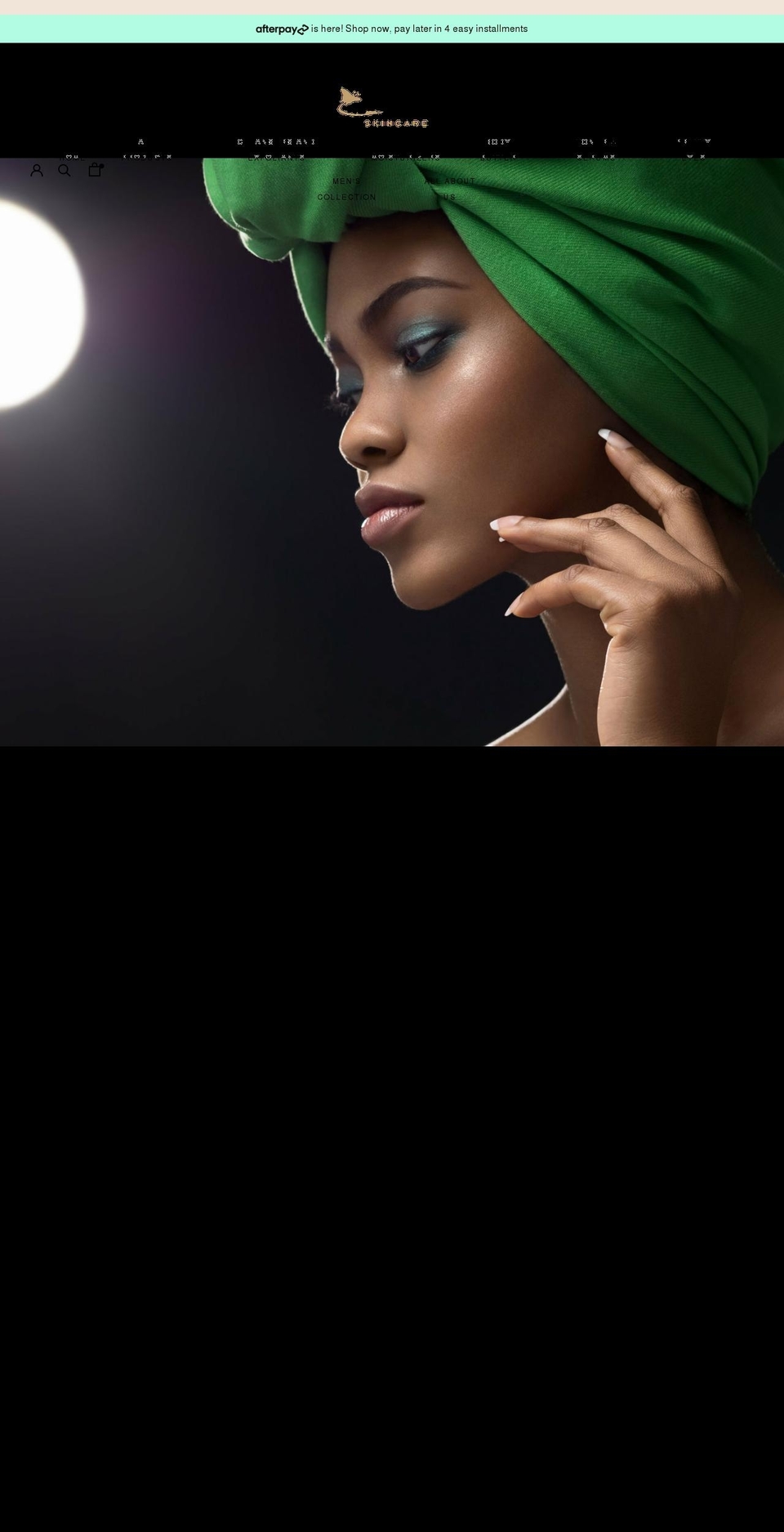 avasimonecosmetics.com shopify website screenshot