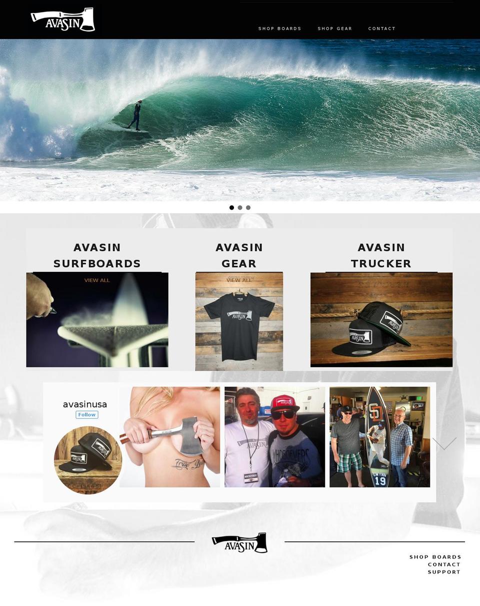avasinusa.com shopify website screenshot