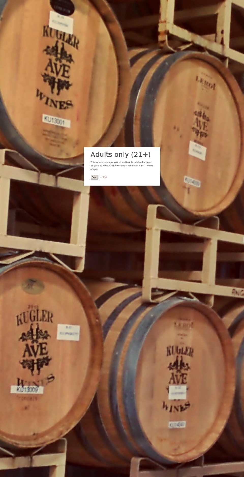 ave.wine shopify website screenshot