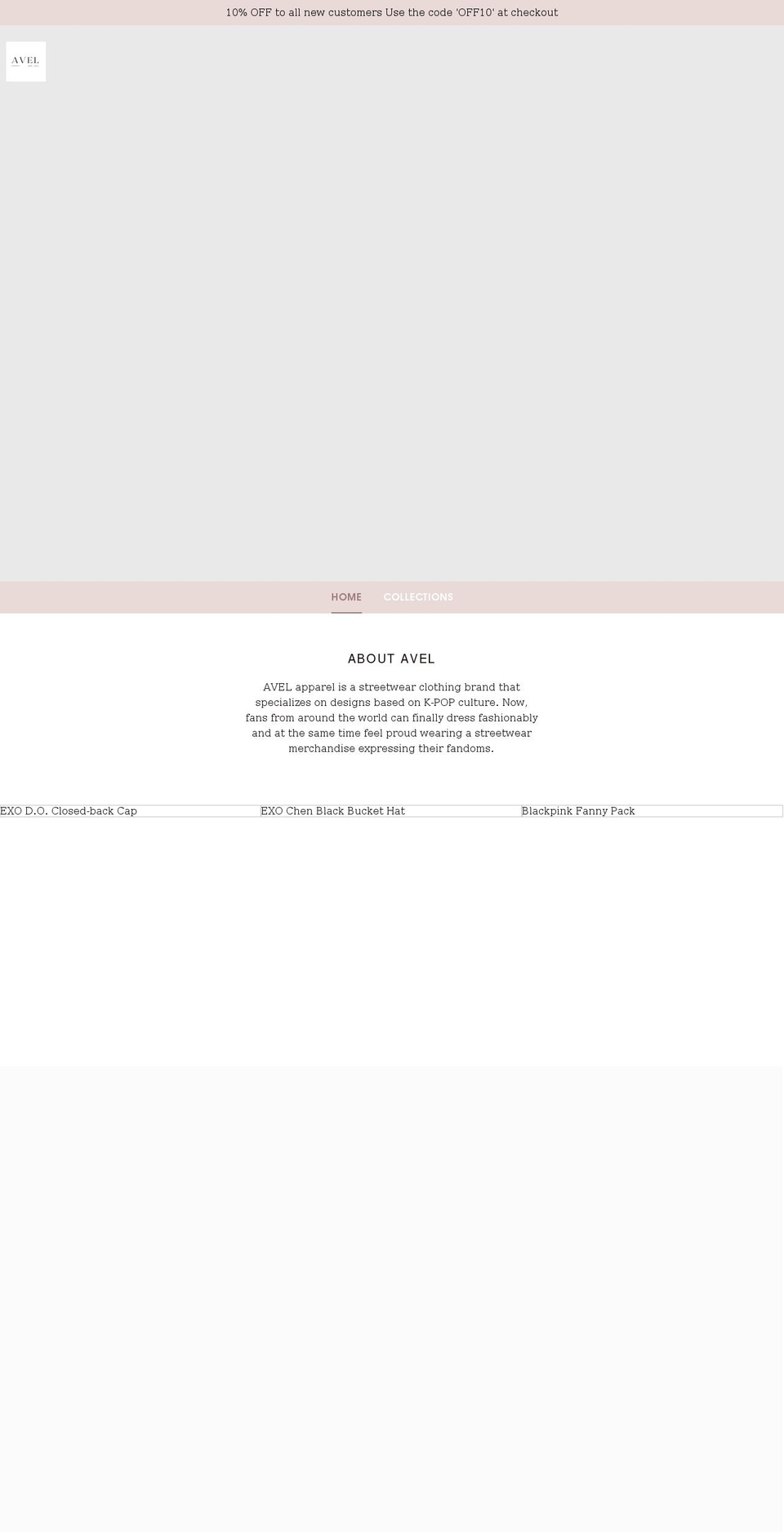 avel.store shopify website screenshot