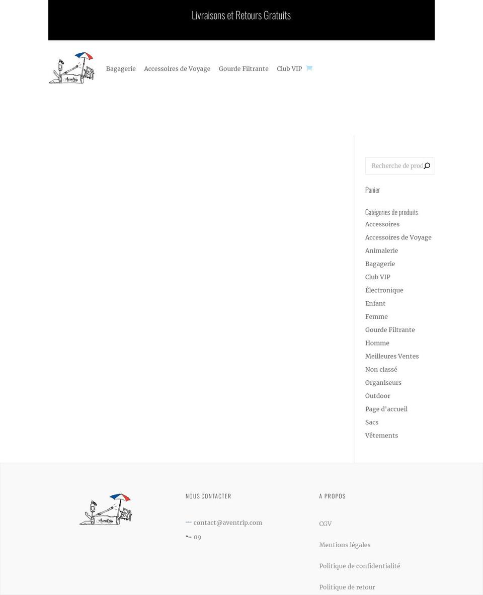 aventrip.com shopify website screenshot