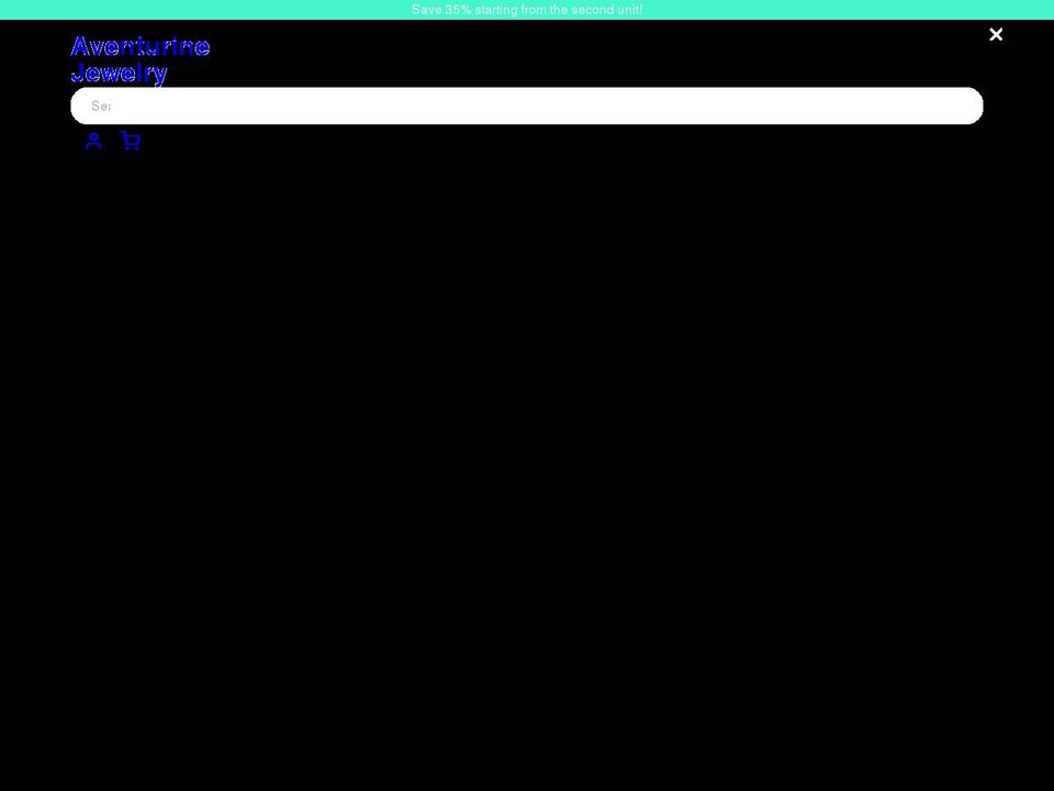 Avatar Shopify theme site example aventurinejewelry.com