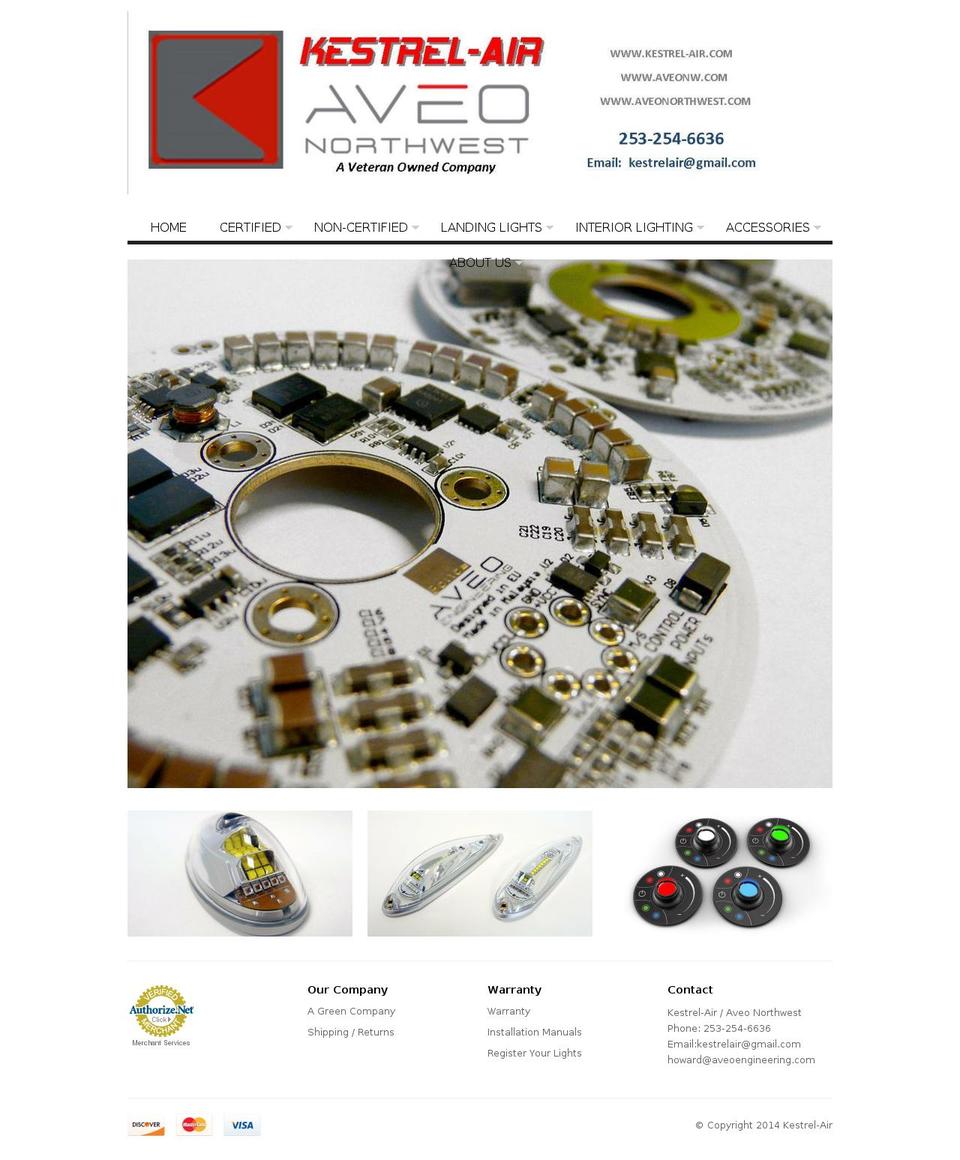 aveonorthwest.com — Shopify storefront screenshot