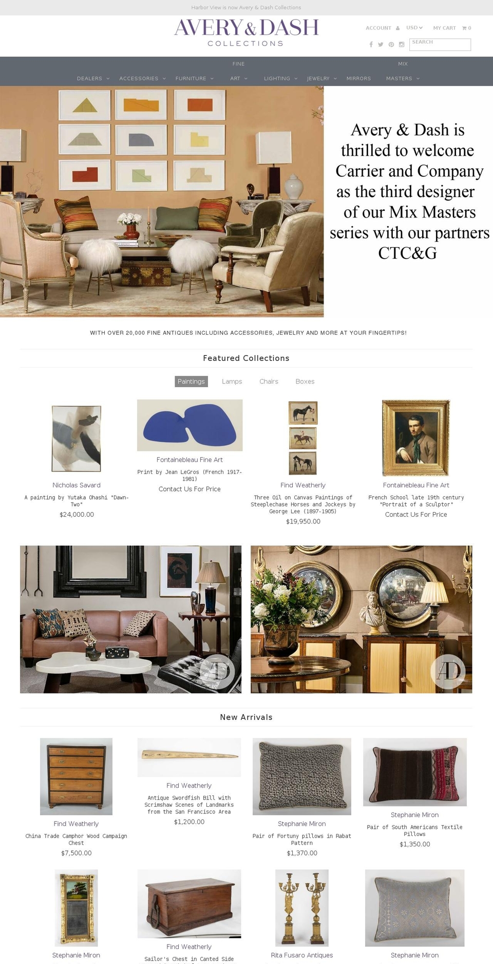 averydash.com shopify website screenshot