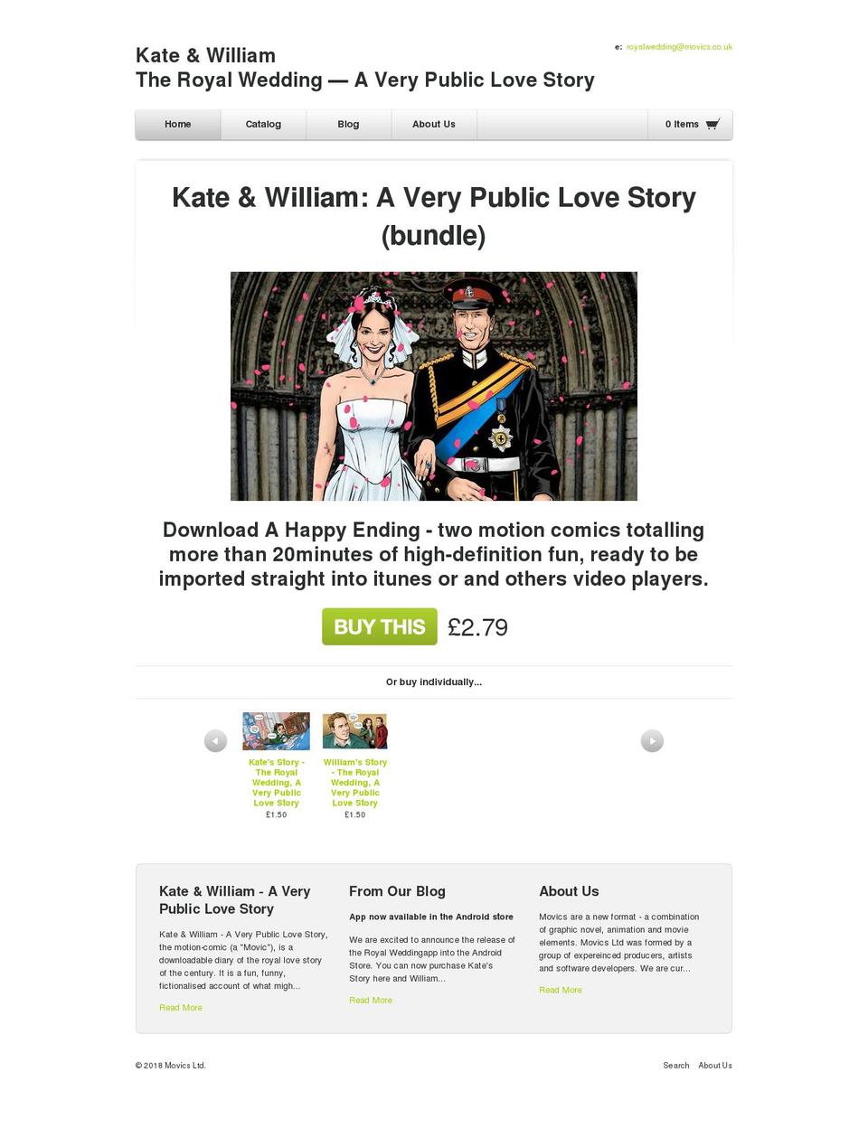 averypubliclovestory.com — Shopify storefront screenshot