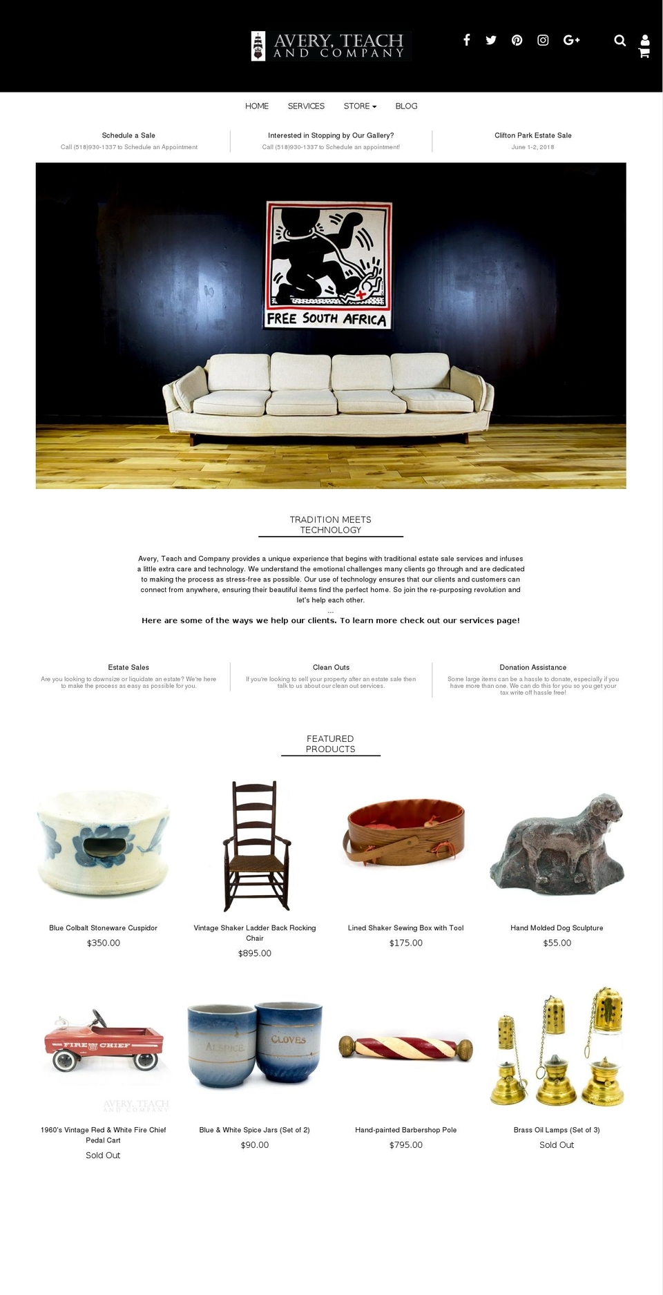 averyteachandco.com shopify website screenshot