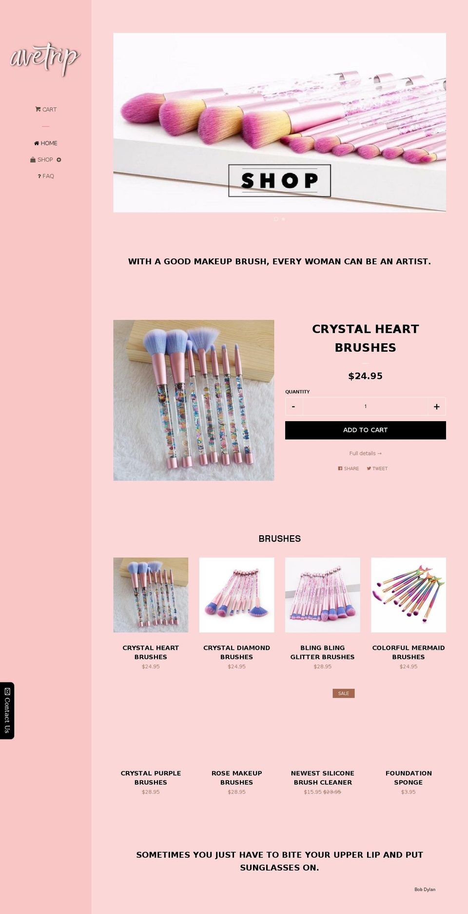 avetrip.com shopify website screenshot