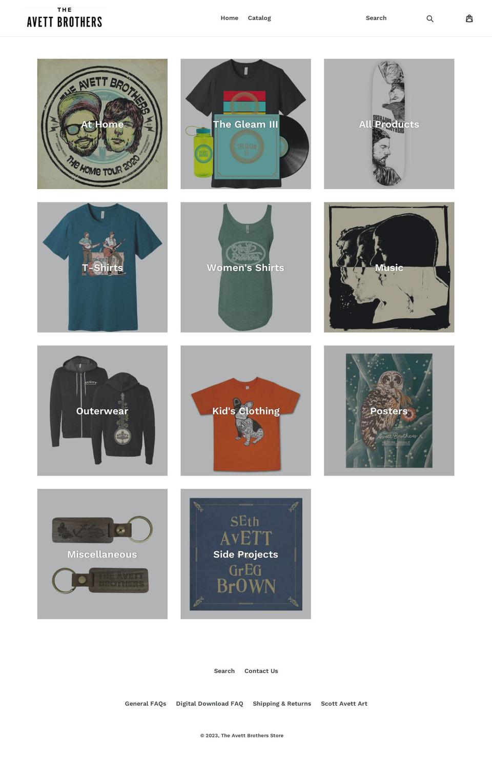 avett.store shopify website screenshot