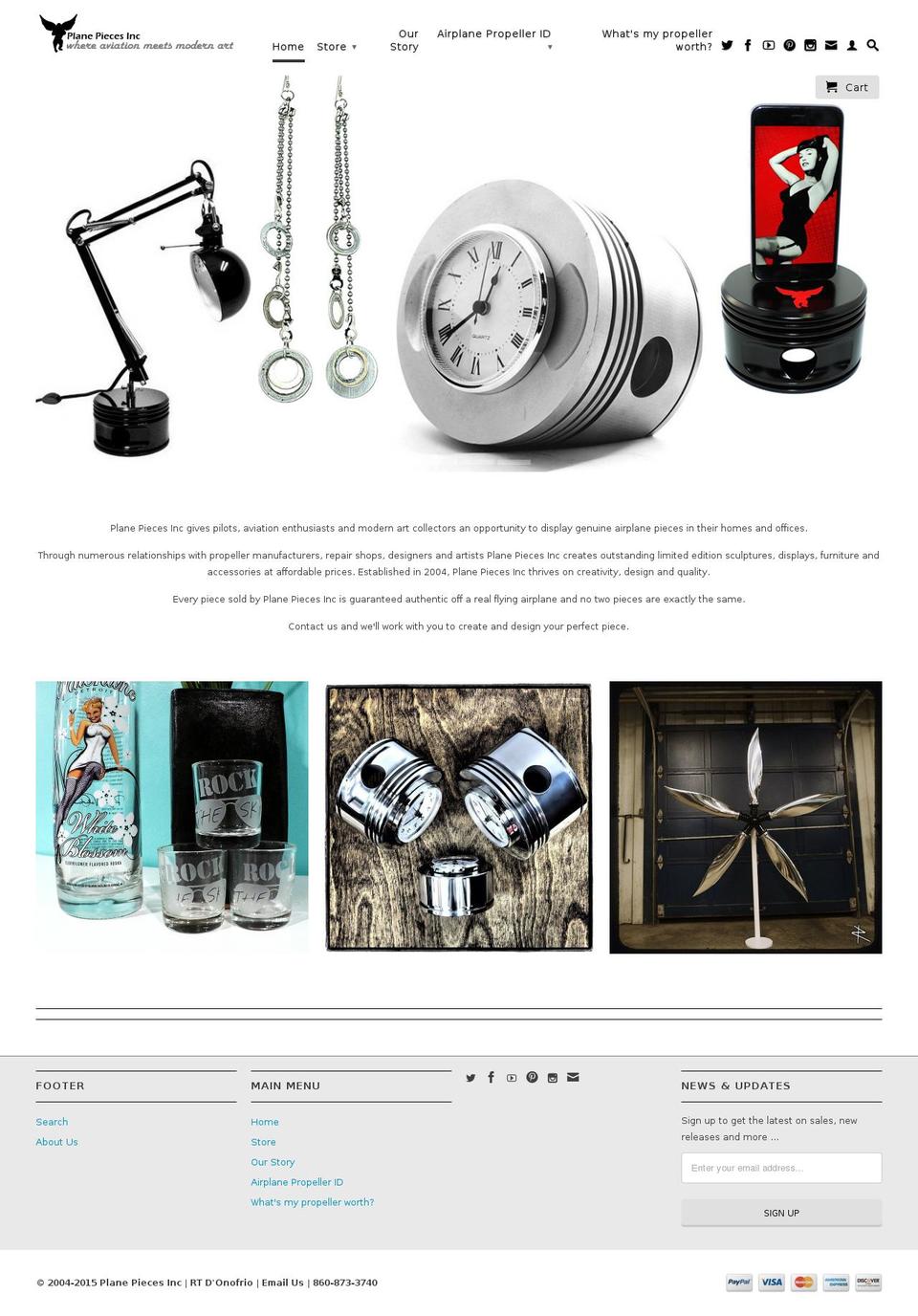 aviationpropellers.com shopify website screenshot