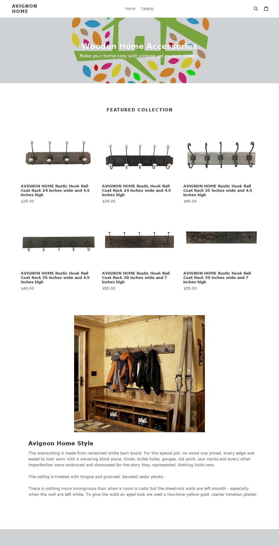 avignonhome.com — Shopify storefront screenshot