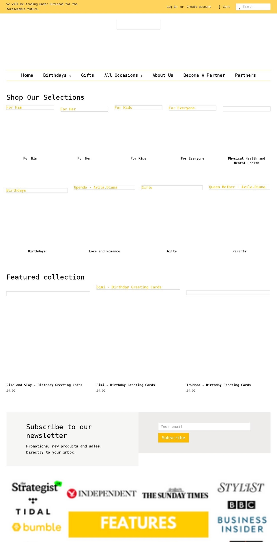 aviladiana.com shopify website screenshot