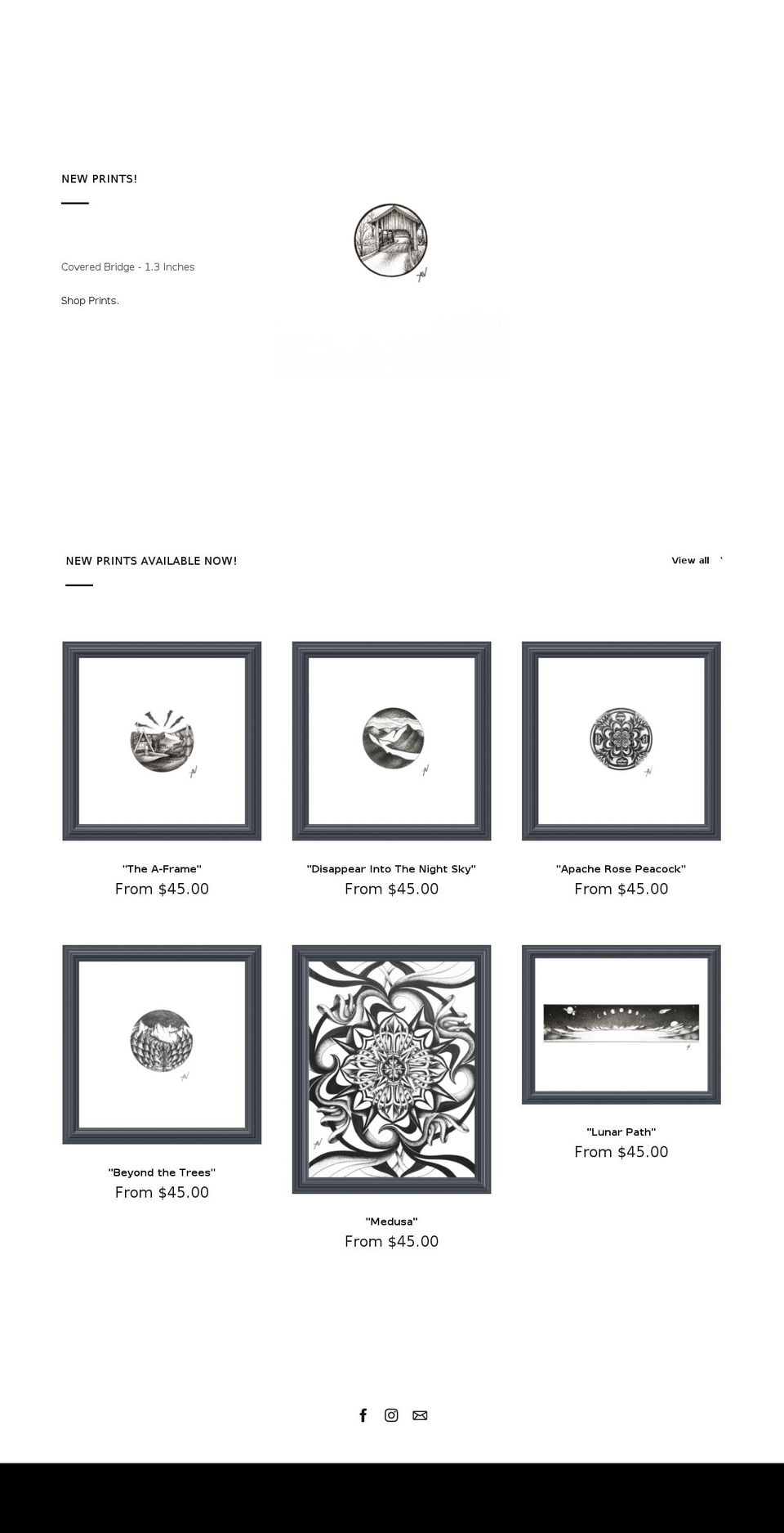 avindigniart.com — Shopify storefront screenshot