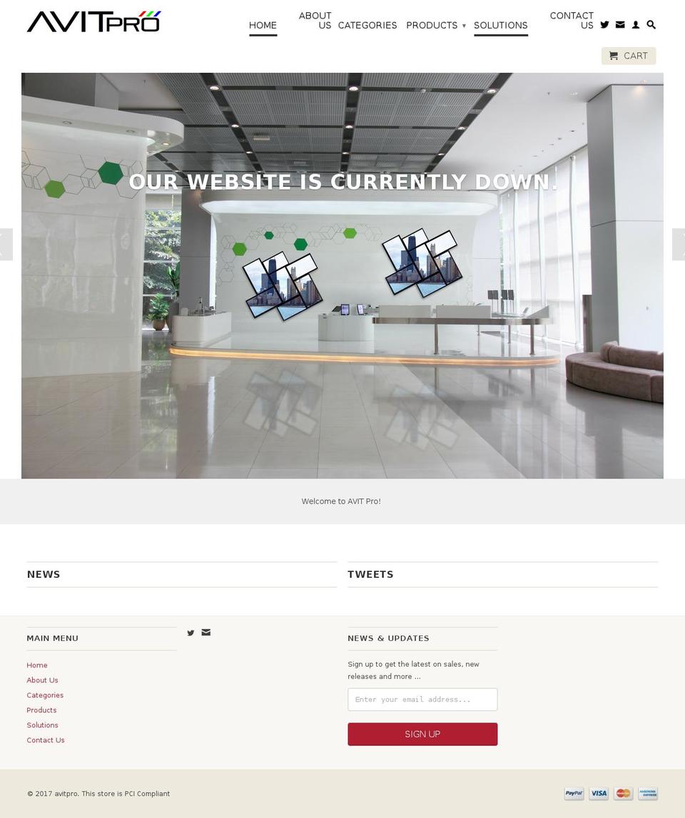 avitpro.ca shopify website screenshot