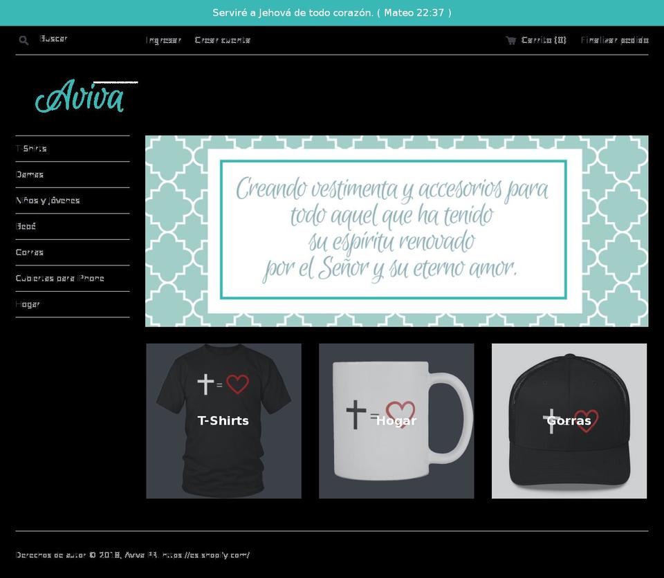 avivapr.com — Shopify storefront screenshot