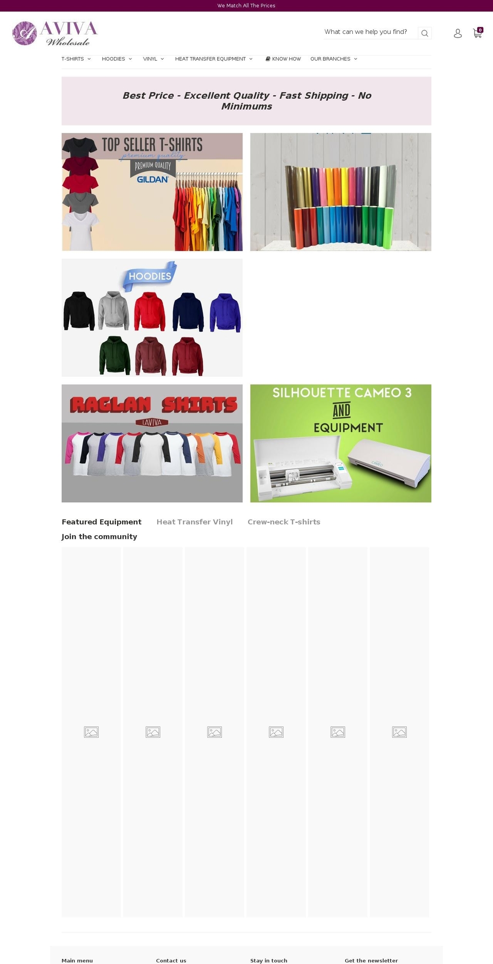avivatextile.com — Shopify storefront screenshot