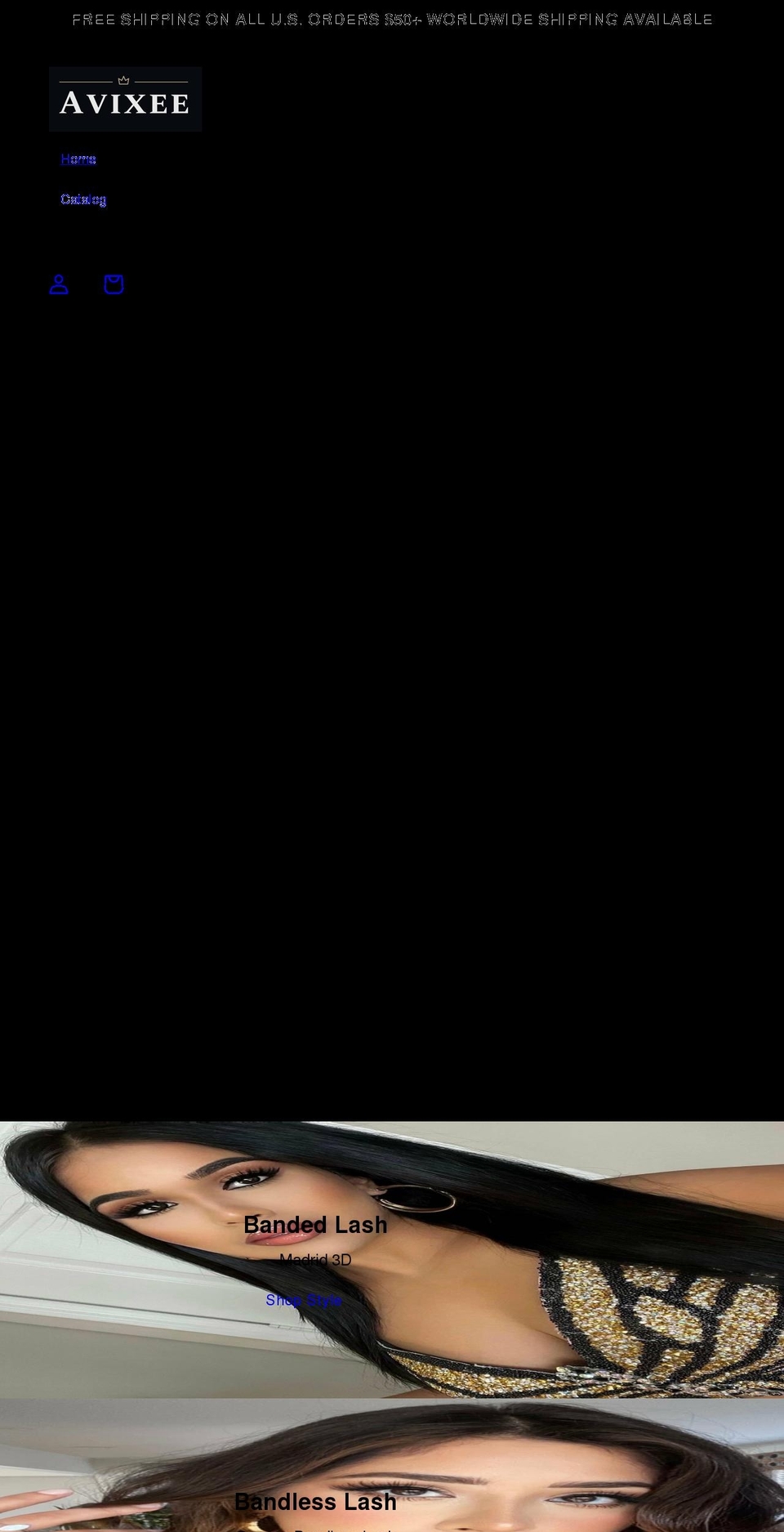 avixee.com shopify website screenshot