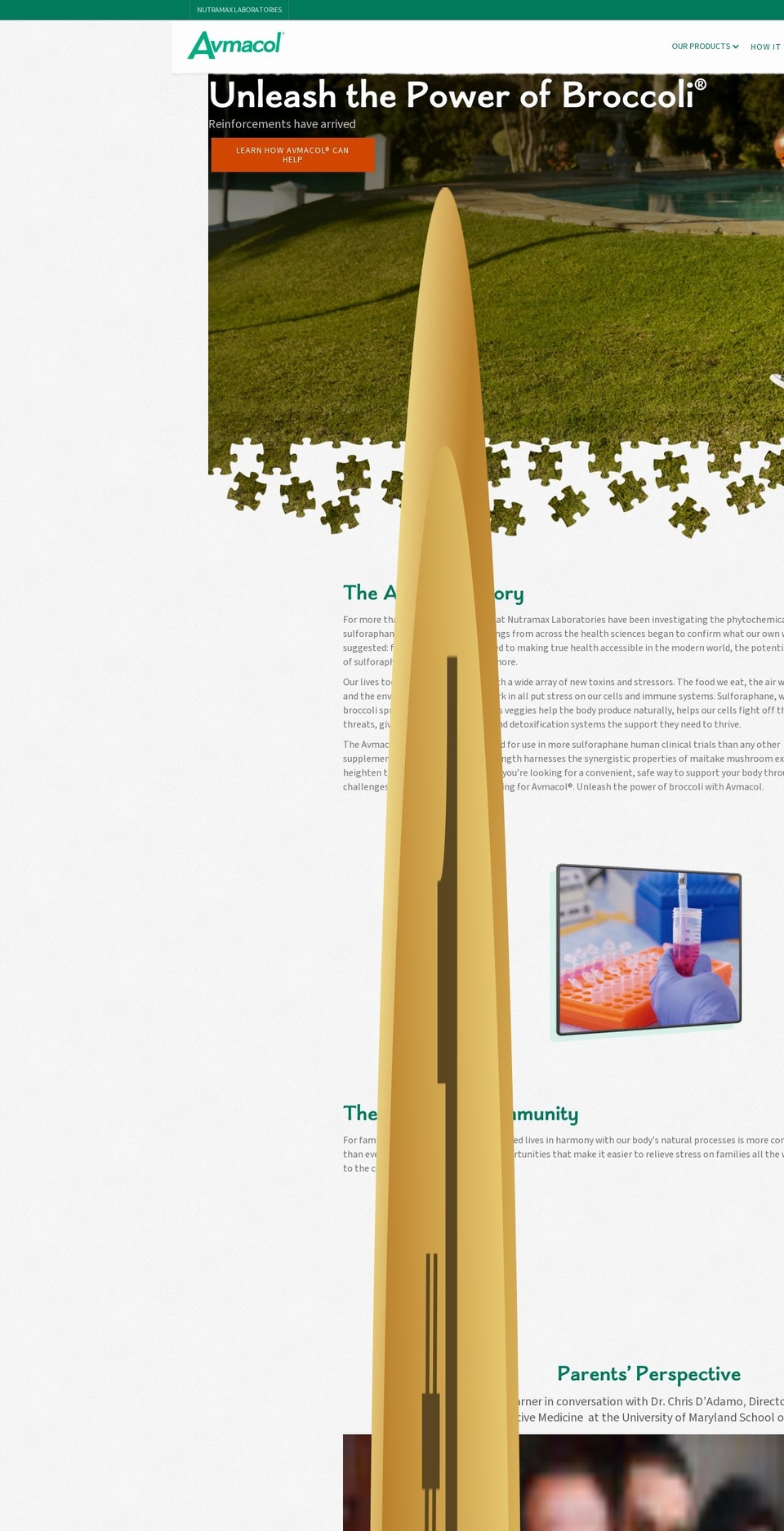avmacol.com shopify website screenshot