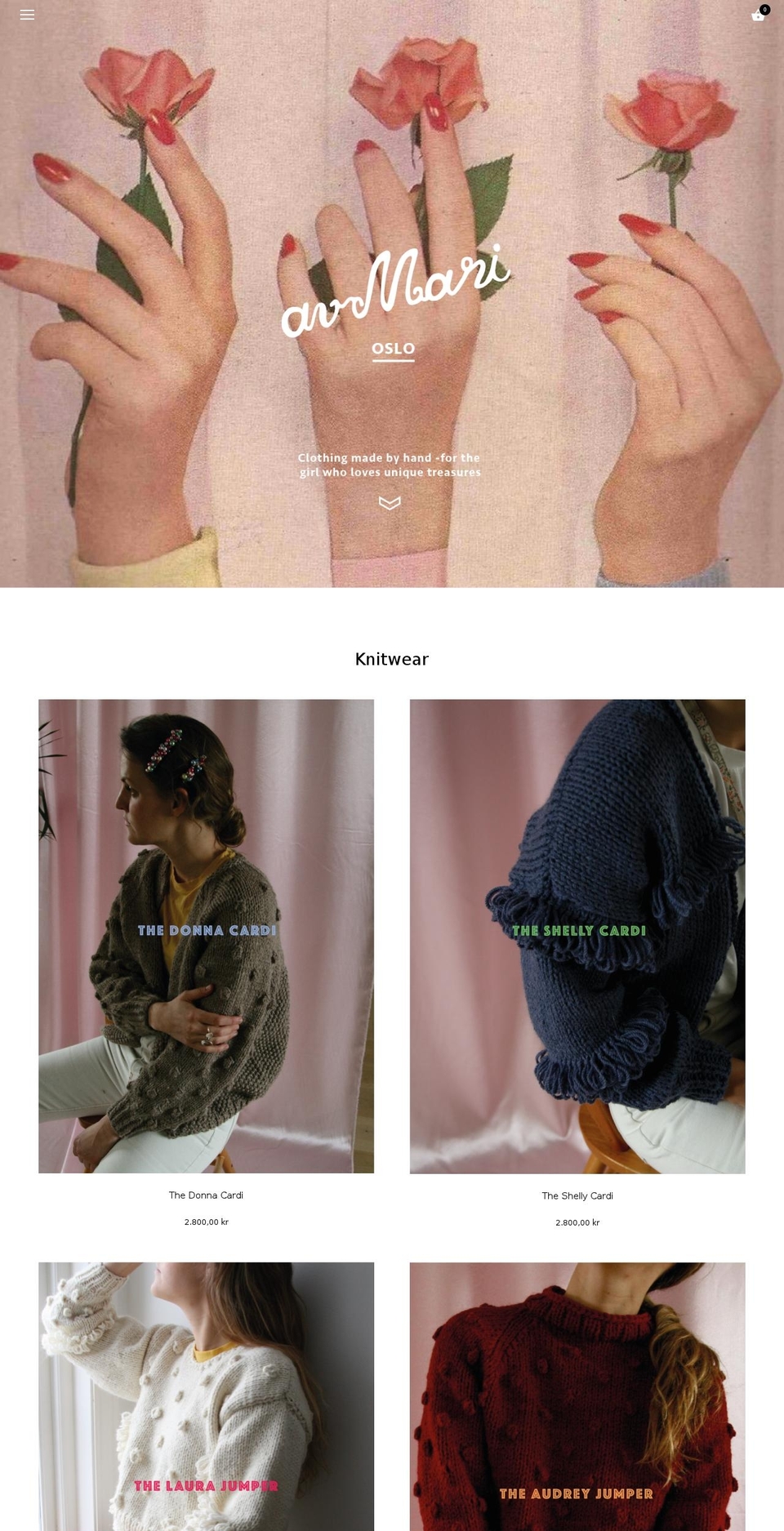 avmari.com shopify website screenshot