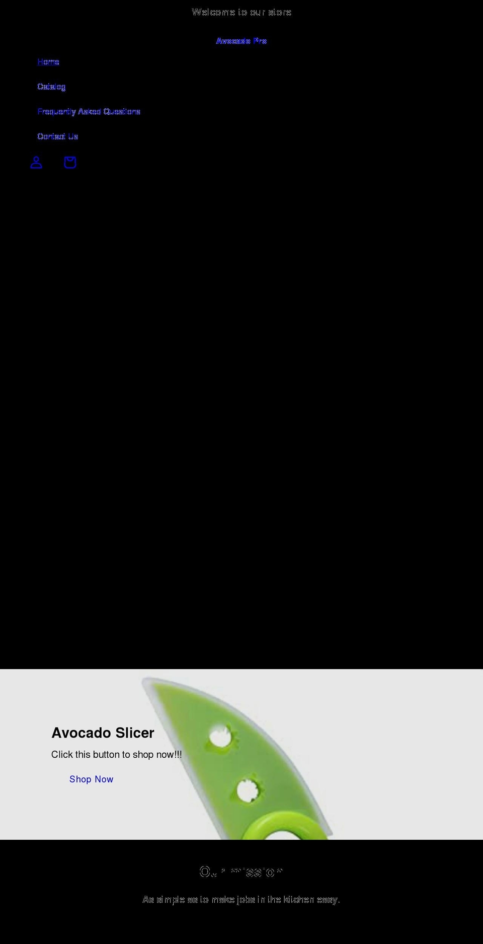 avocadopro.net shopify website screenshot