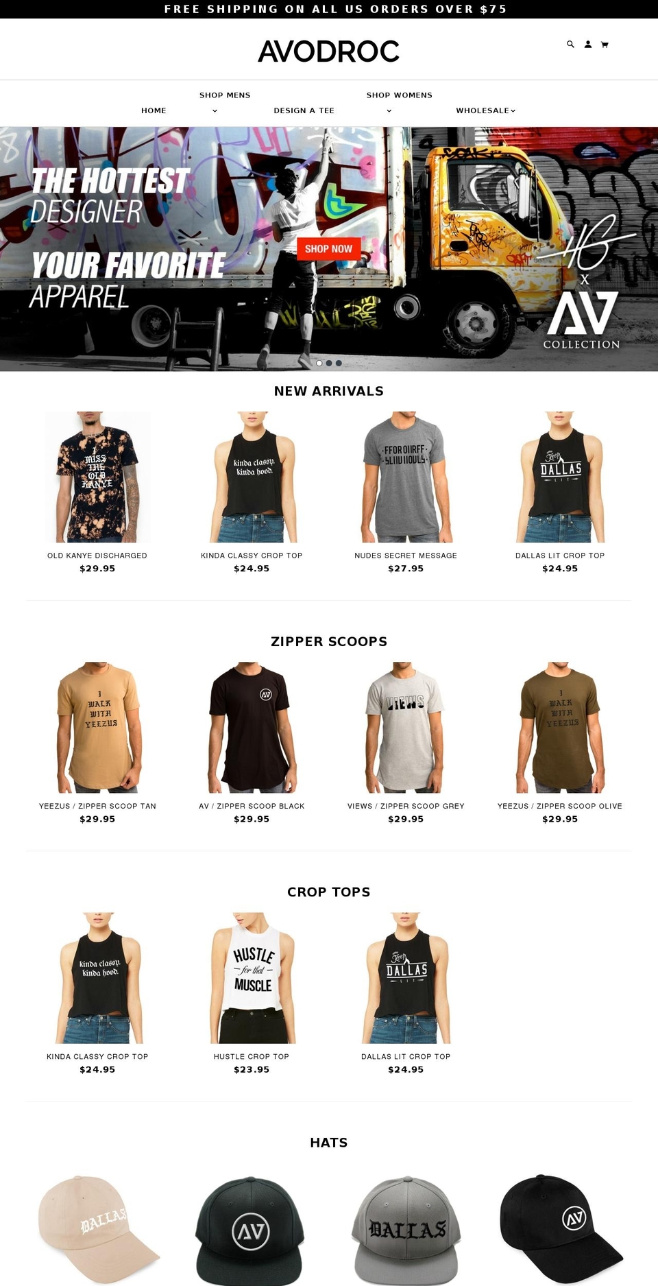 avodrocrepairs.com shopify website screenshot