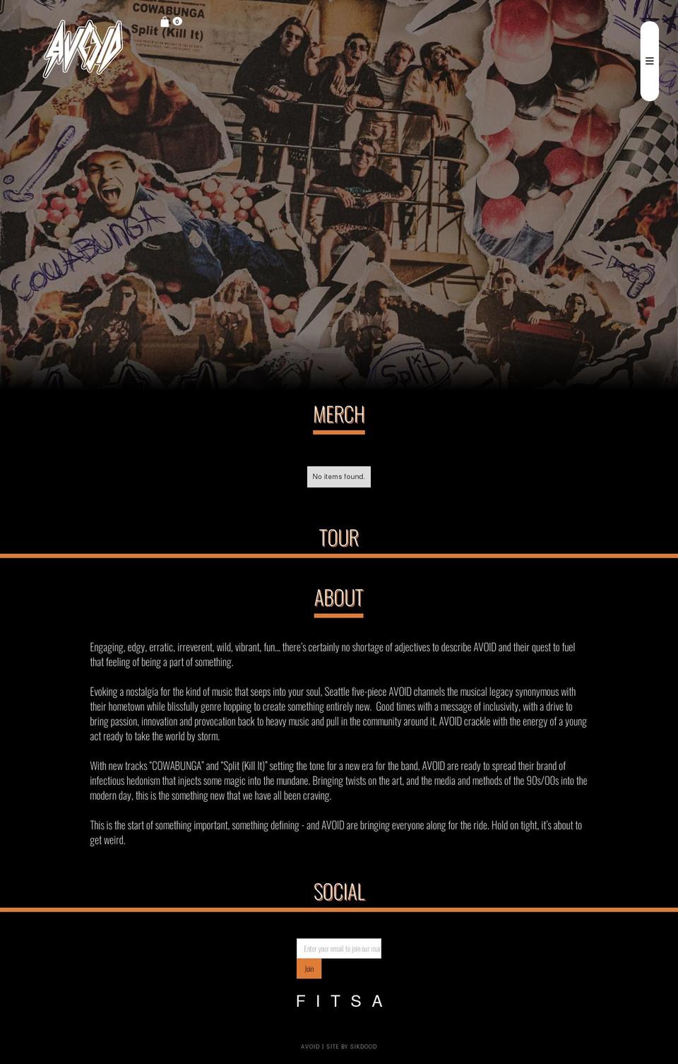 avoidkicksass.org shopify website screenshot