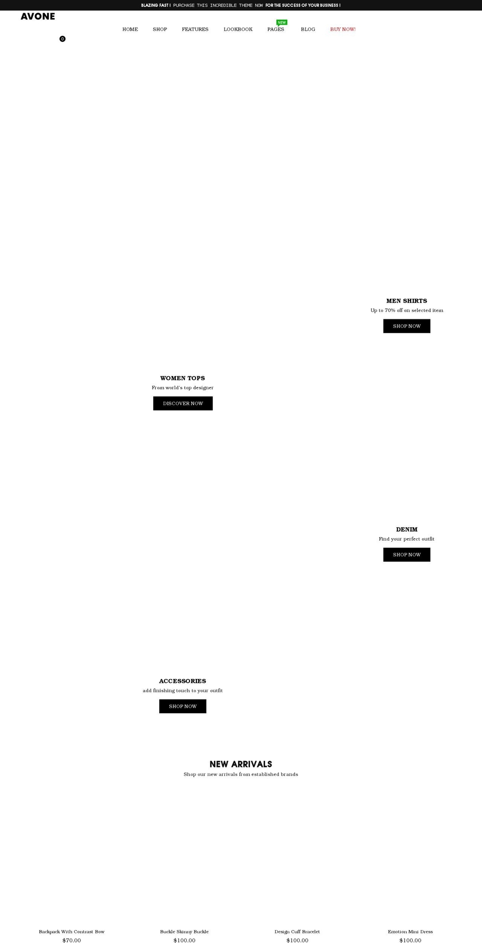avone-demo.myshopify.com shopify website screenshot