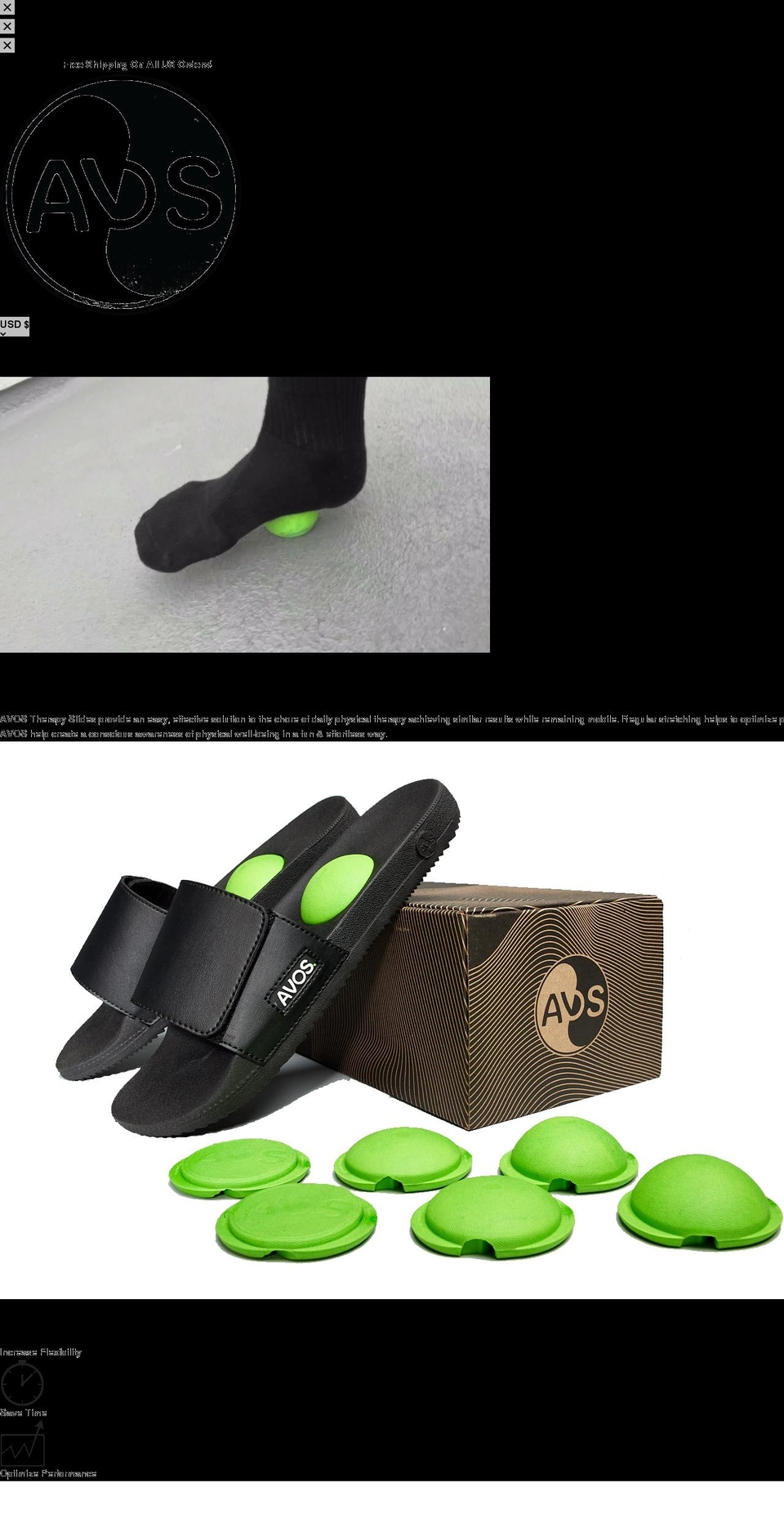avostherapy.com shopify website screenshot