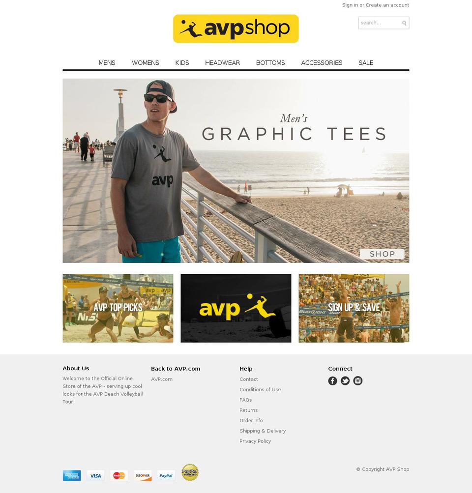 avpshop.com shopify website screenshot