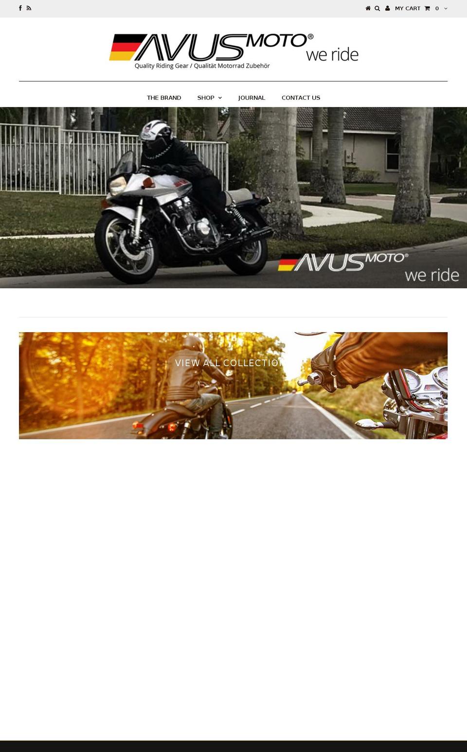 avusmoto.com shopify website screenshot