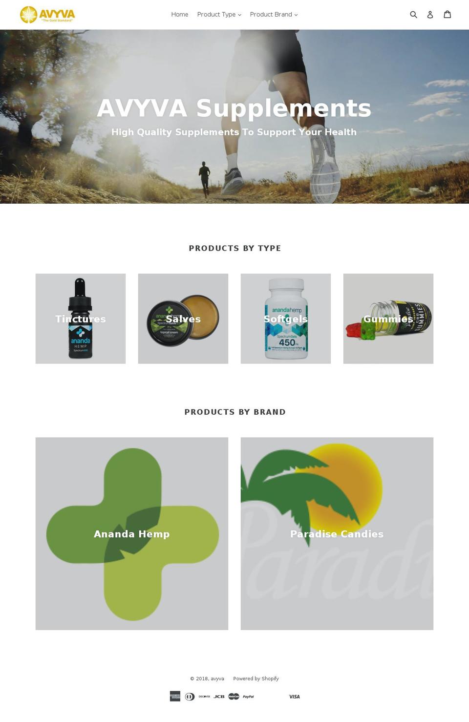 avyva.net shopify website screenshot