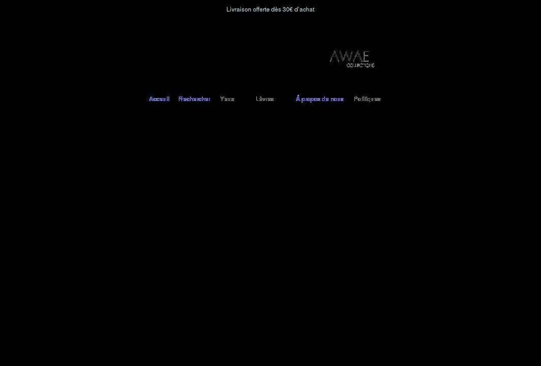 awaecollections.com shopify website screenshot