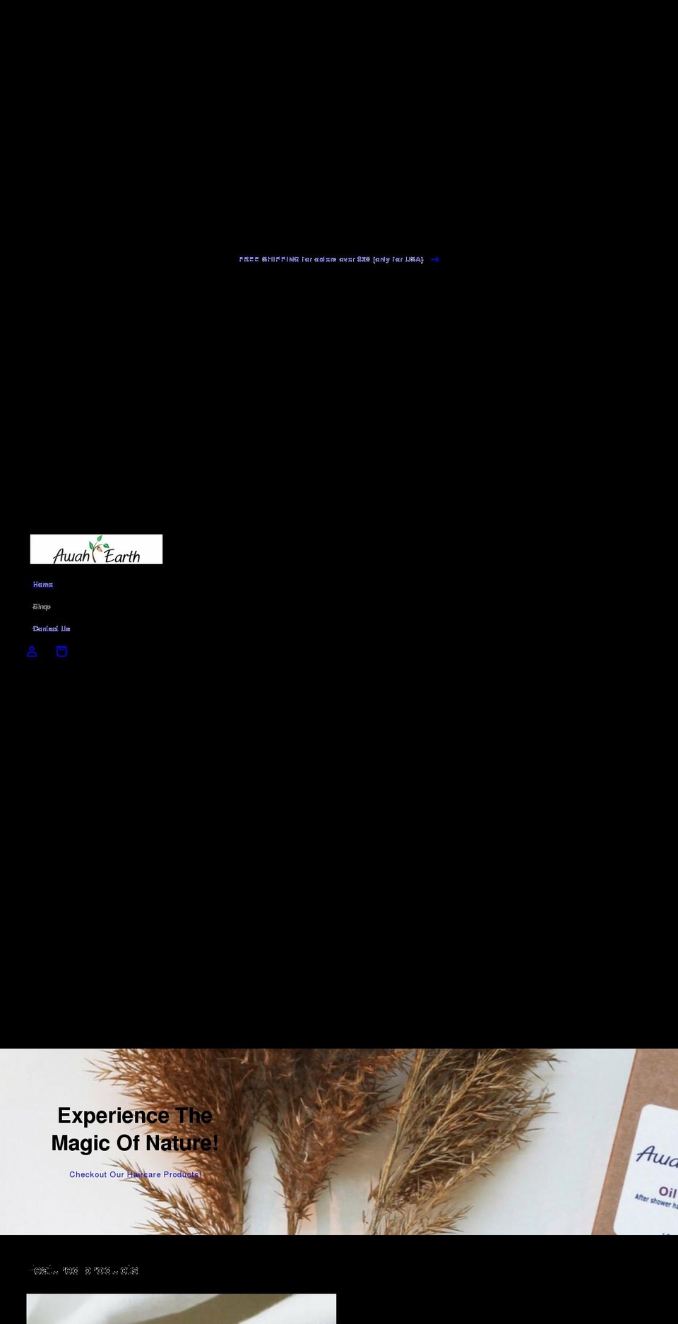 awahearth.com shopify website screenshot