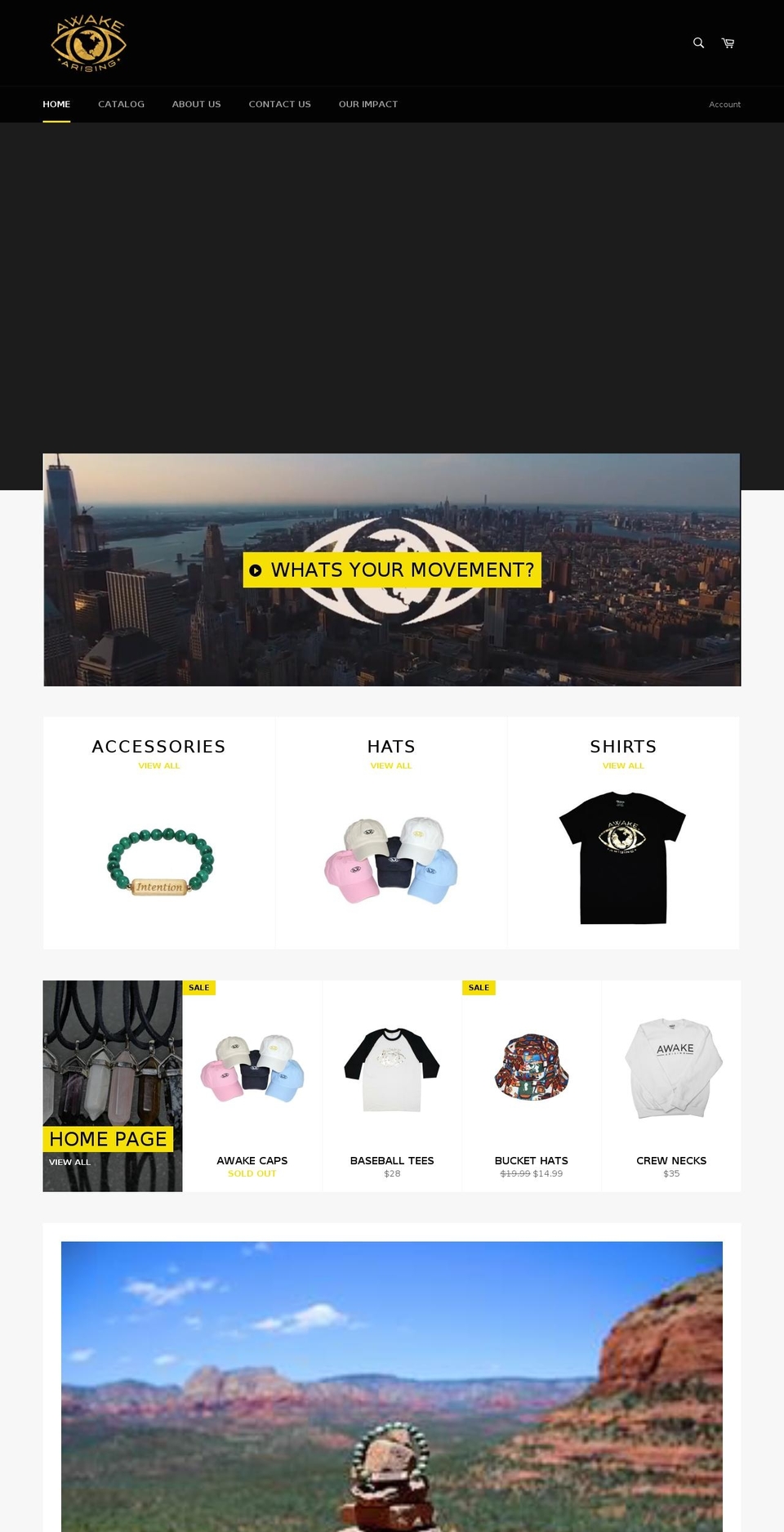 awakearising.com shopify website screenshot