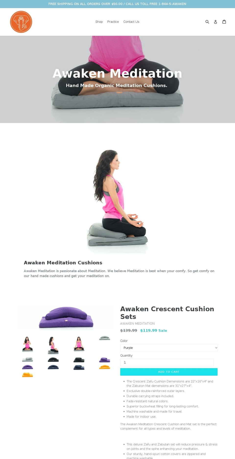 awakenhigherself.com shopify website screenshot