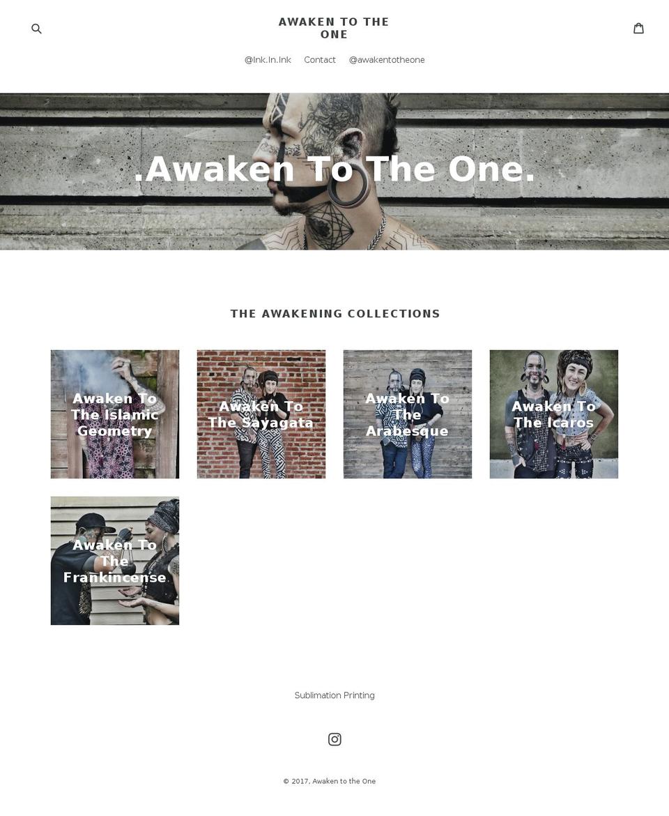 awakentotheone.com shopify website screenshot