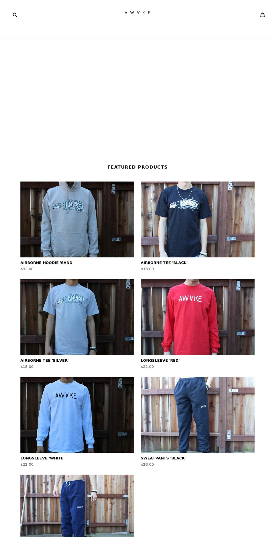 awakestate.com shopify website screenshot