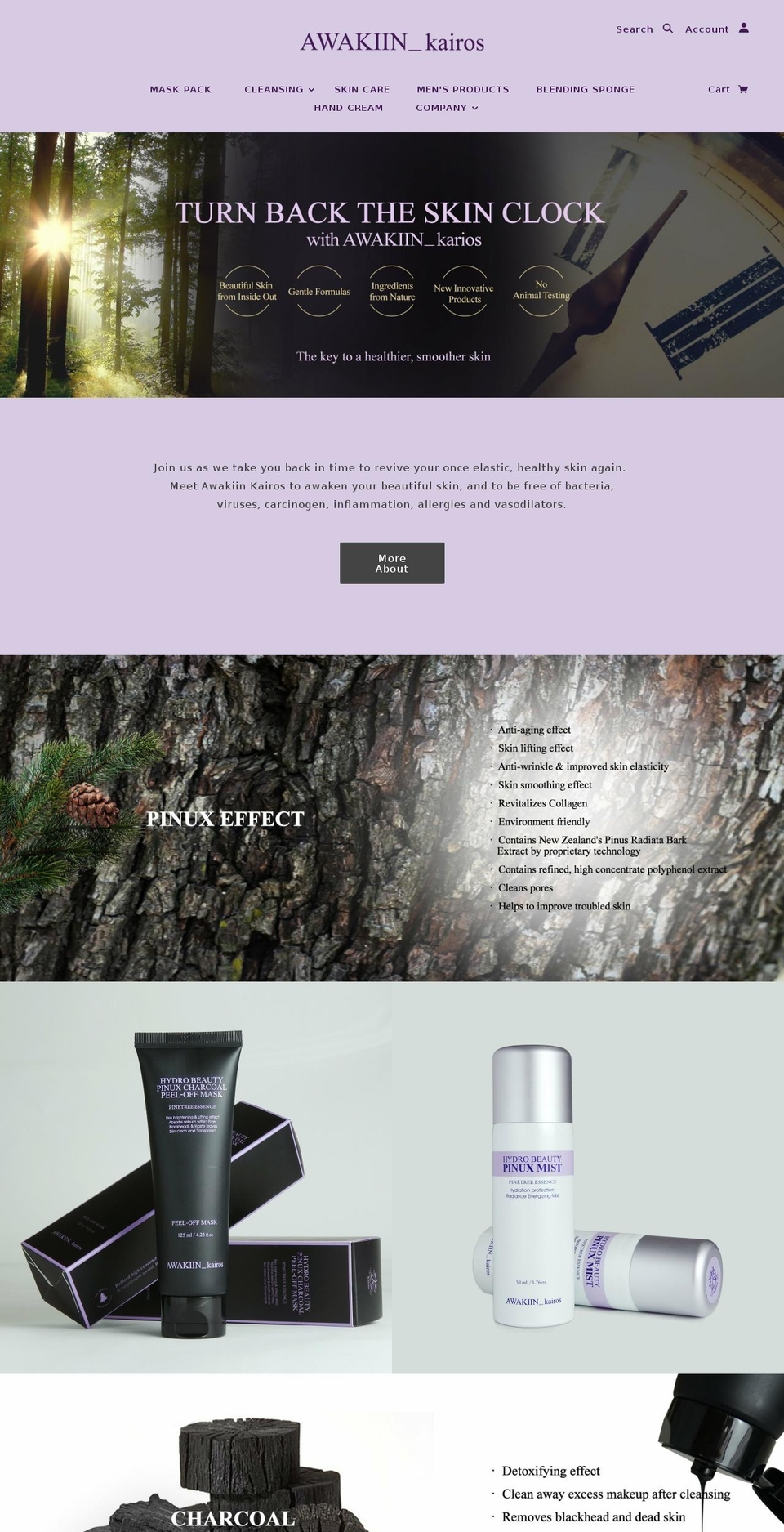 awakiinkairos.com shopify website screenshot