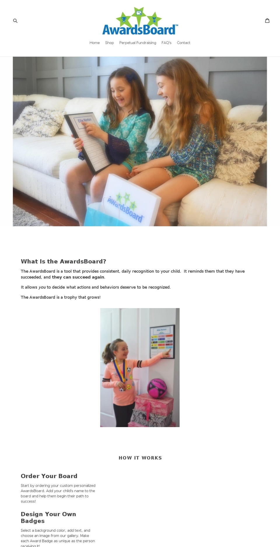 awardsboard.com — Shopify storefront screenshot