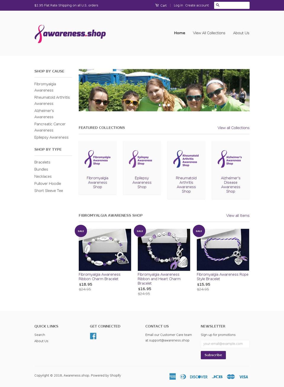 awareness.shop shopify website screenshot