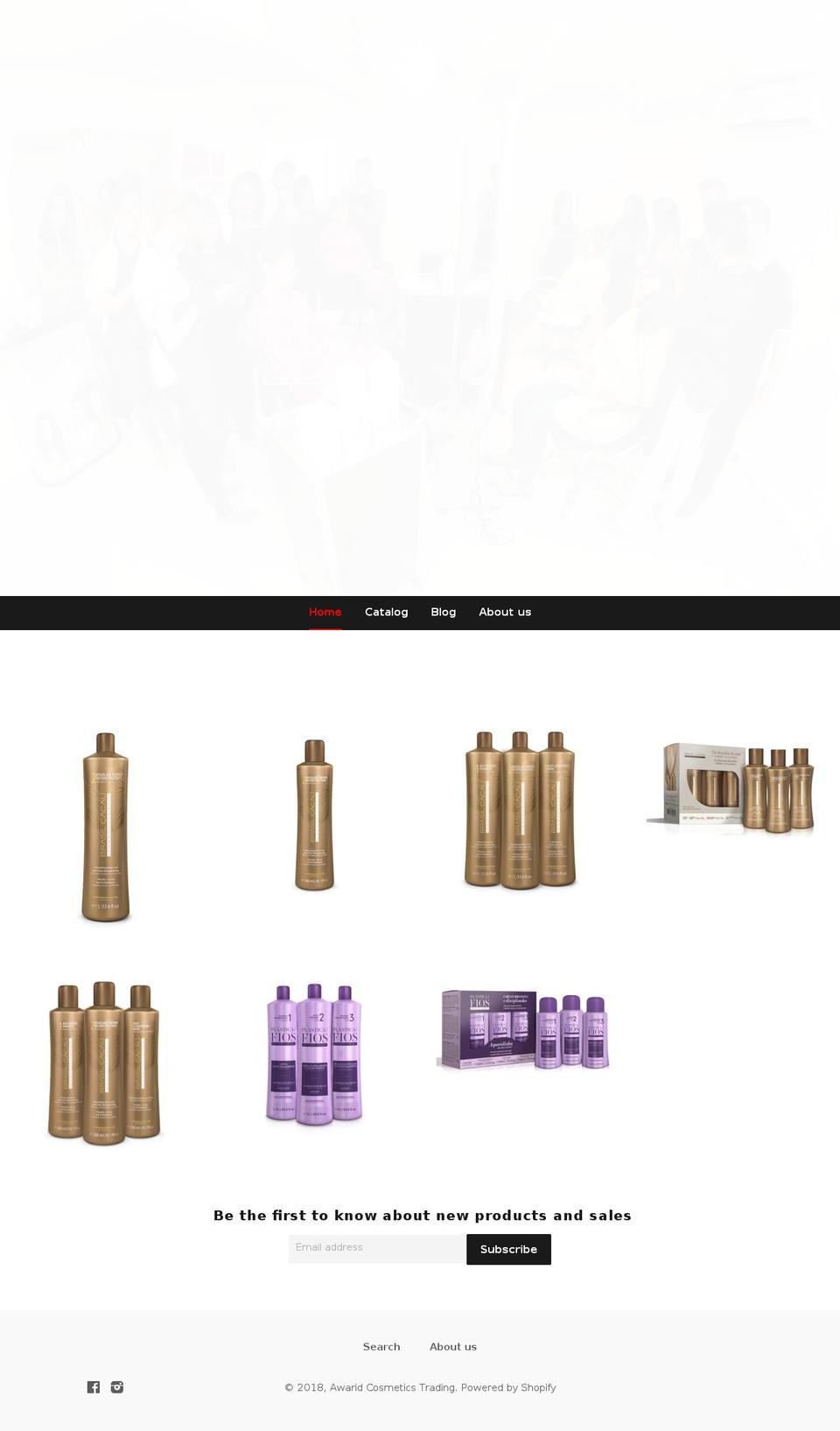 awariduae.com — Shopify storefront screenshot