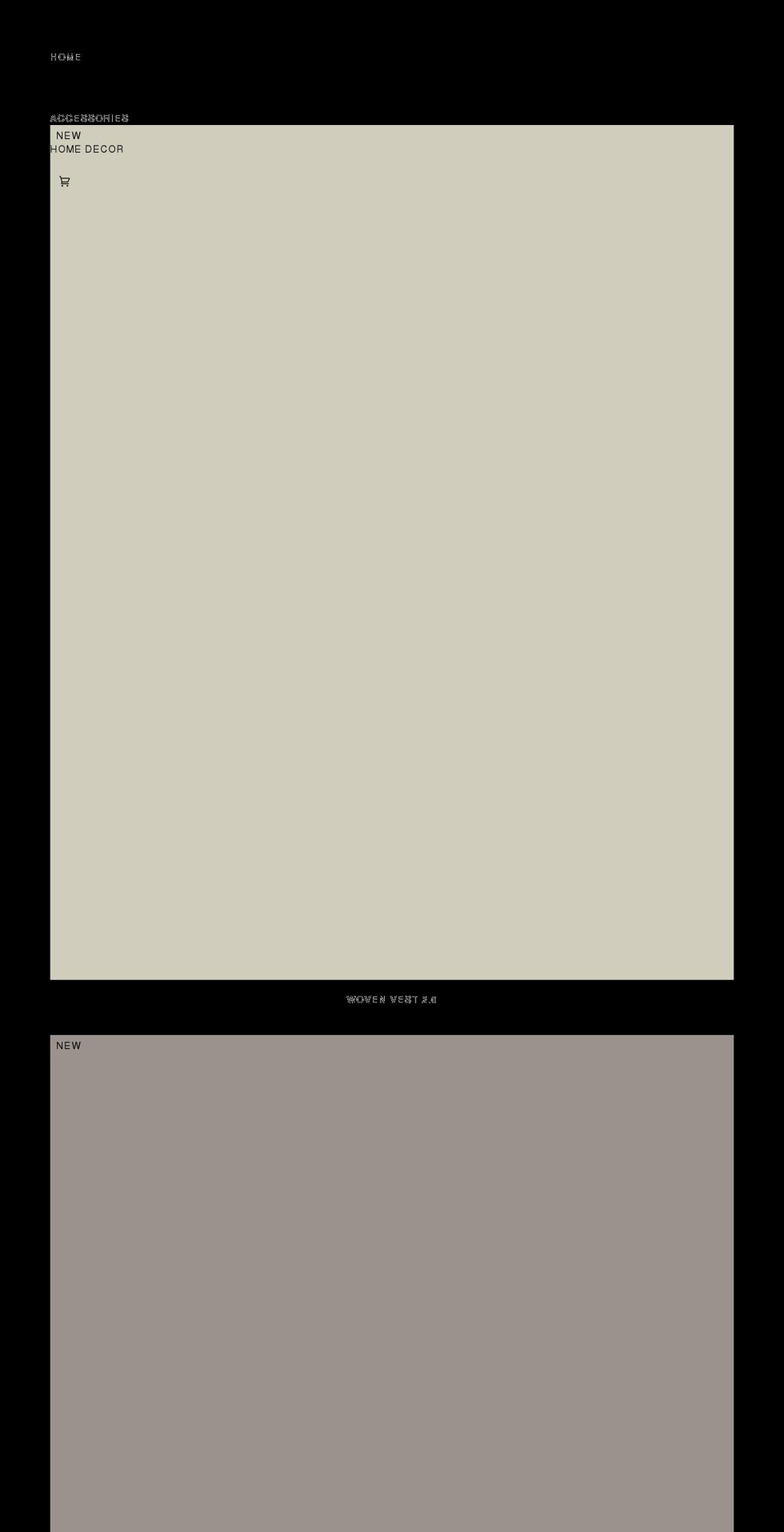 awawoven.com shopify website screenshot