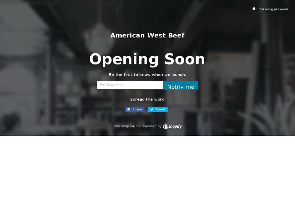 awbeef.com — Shopify storefront screenshot